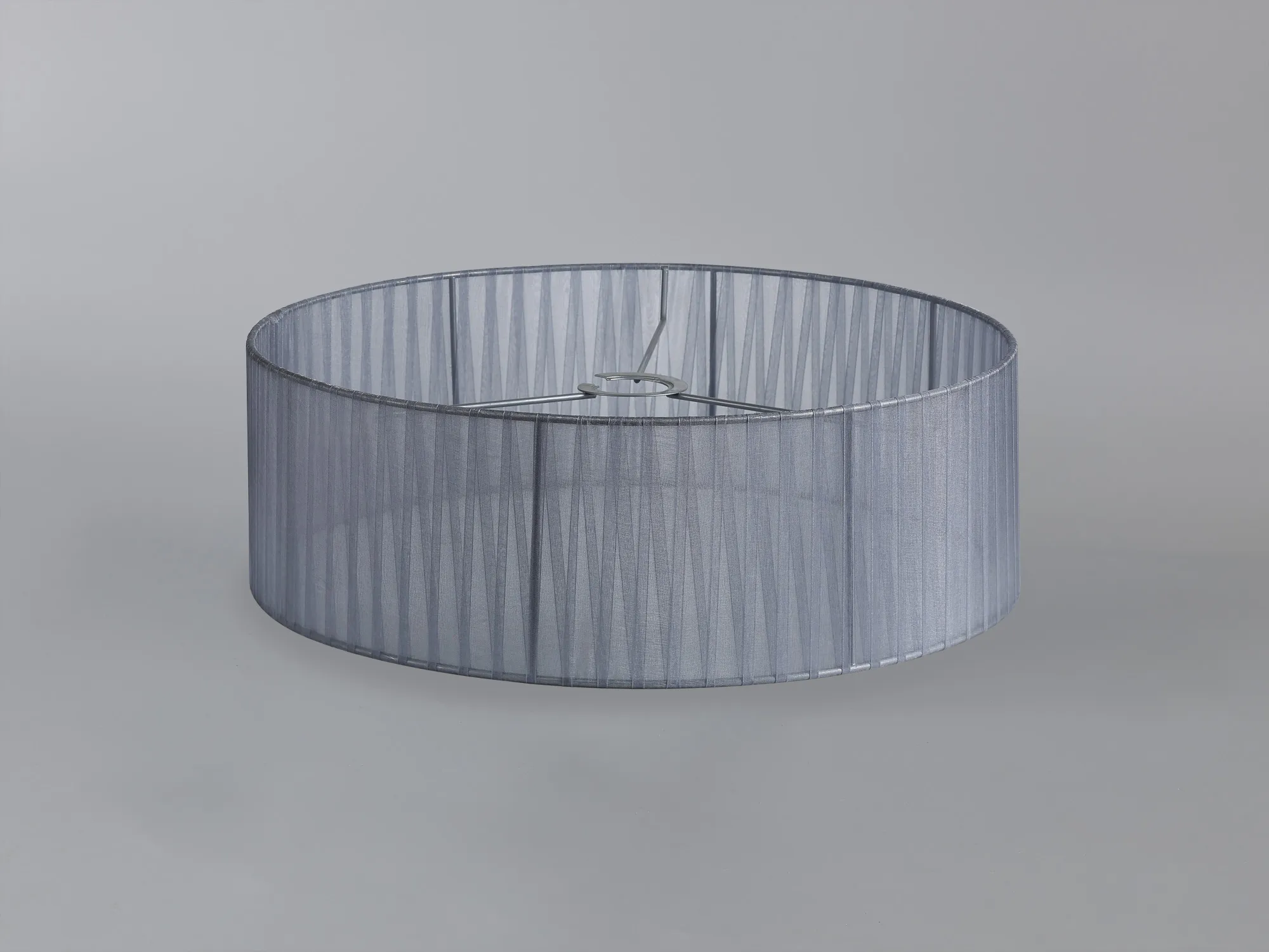 Serena 45cm Faux Silk Organza Shade Grey D0612  Deco Serena